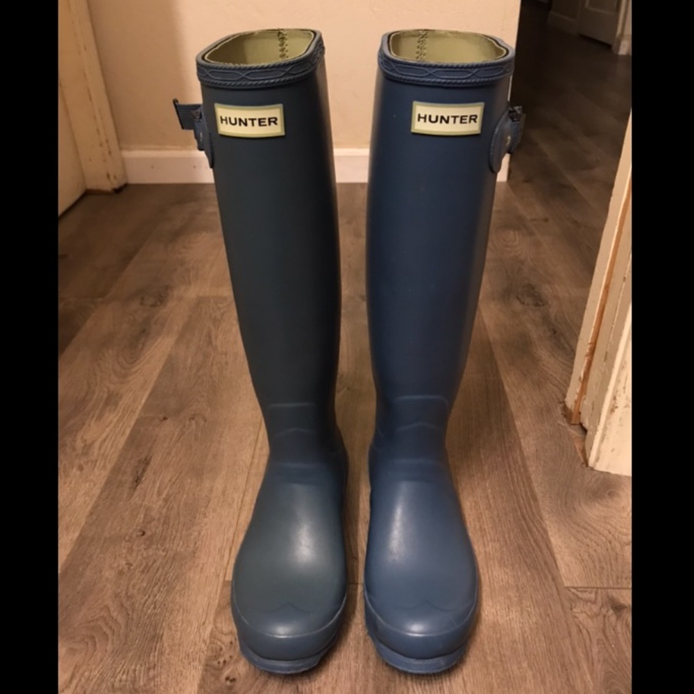 Hunter Norris Field Wellington Tall Boots US 8